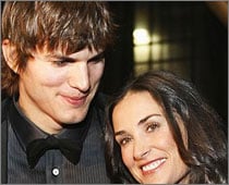 Demi Moore loves romantic Ashton Kutcher