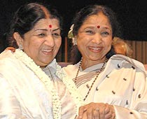 Lata, Asha regret forgetting Bengali