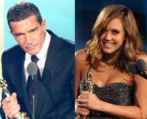 Antonio Banderas, Jessica Alba win best actor awards