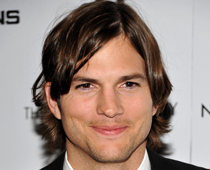 Ashton Kutcher strips on TV