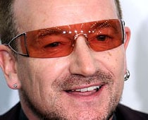 Bono's friends lighten him up