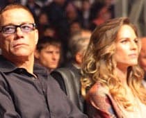 Hilary Swank, Van Damme criticised over Kadyrov party