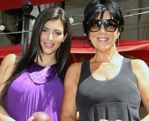 Kim K's mother 'supporting' her through split ?