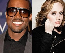 Kanye gets 7 Grammy nominations; Adele, Mars, Foos get 6