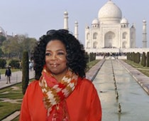 Oprah visits the Taj