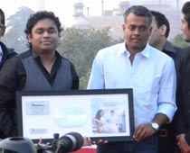 Rahman shoots promotional video for film