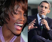 President Obama's prayers with Whitney Houston's family