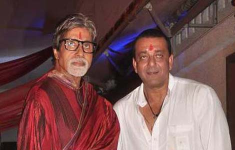 Sanjay Dutt says no comparison with Big B on <i>Thodi Si Jo Pi Li Hai</i>