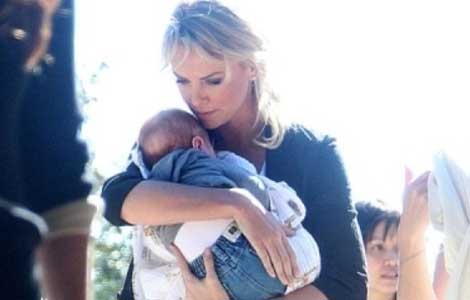 Charlize Theron's adopted son is 'the coolest kid ever' 