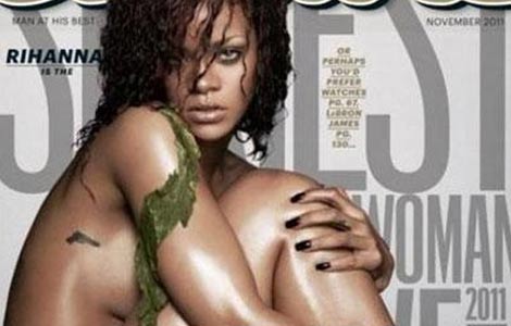 Rihanna won't strip for men's magazine