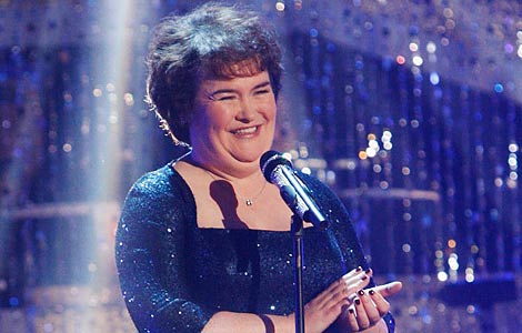 Susan Boyle left "terrified" by a fan