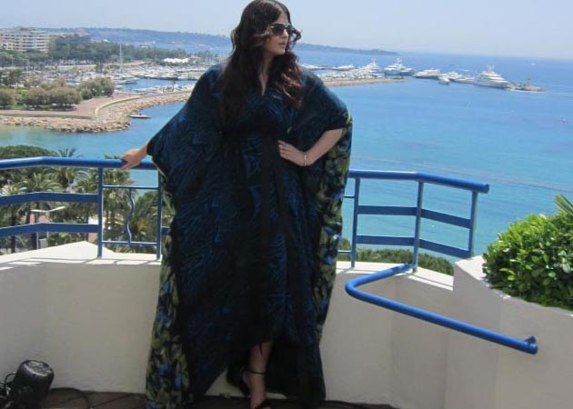 At Cannes, Ash redeems self in Cavalli kaftan