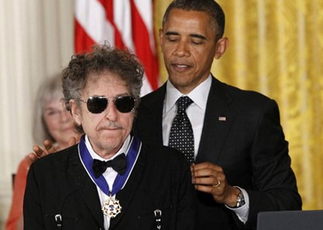 Bob Dylan honoured with Presidential Medal of Freedom