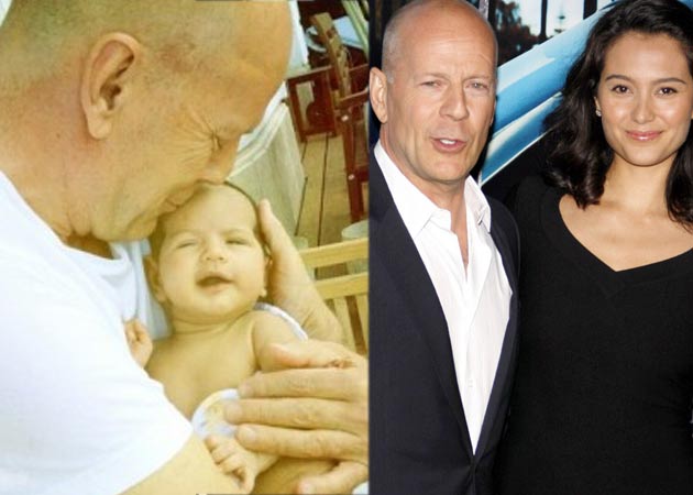 First pic of Bruce Willis with his newborn daughter Mabel
