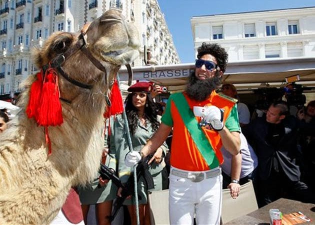 The Dictator brings his camel to Cannes 