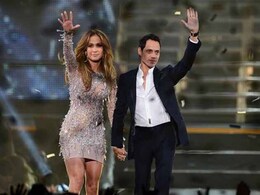 Jennifer Lopez reunites with Marc Anthony on stage Jennifer Lopez reunites with Marc Anthony on stage