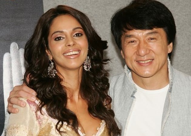 Mallika Sherawat meets Jackie Chan, again