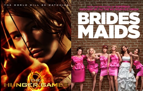 <i>The Hunger Games</i> and <i>Bridesmaids</i> set to battle it out at 2012 MTV Movie Awards
