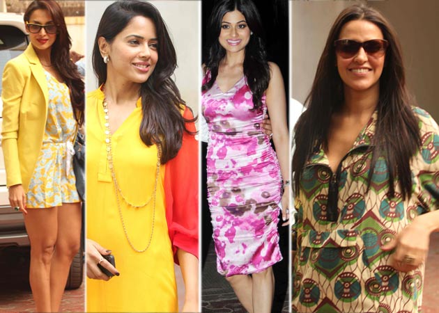 Malaika, Sameera, Neha attend Shilpa's baby shower