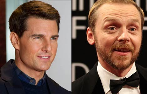 Simon Pegg was surprised by "normal" Tom Cruise