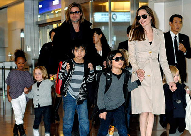 Angelina Jolie celebrates 37th birthday with her children