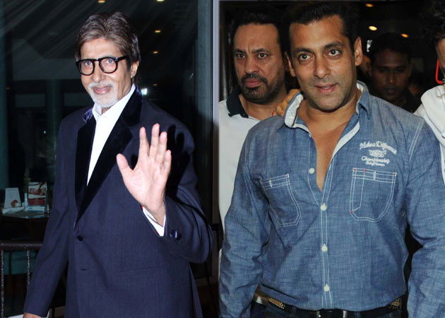 Big B, Salman attend <i>Ferrari Ki Sawaari</i> success bash