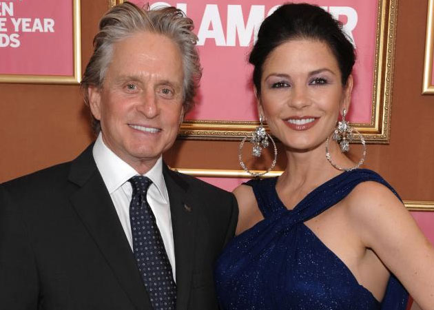 Catherine Zeta-Jones caught Michael Douglas wearing her underwear