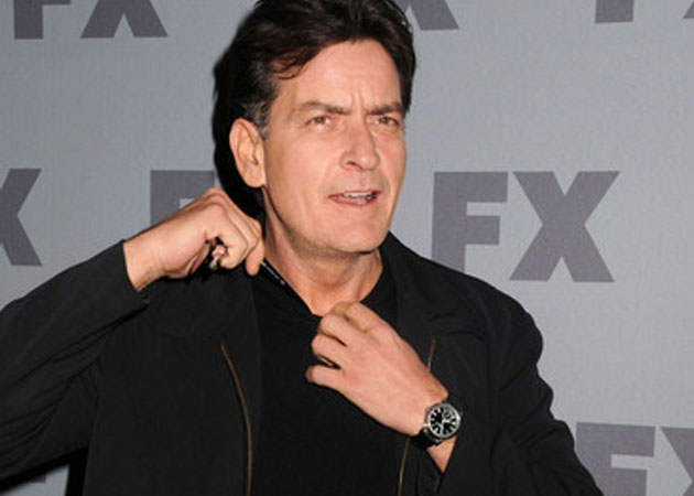 Upset Charlie Sheen launches obscene rant against security guard