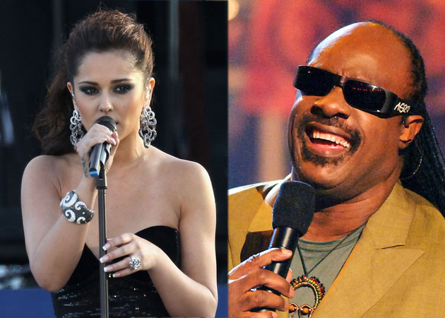 Stevie Wonder likes Cheryl Cole's accent