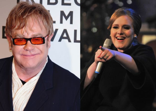 Adele mistook Sir Elton John for a prank caller