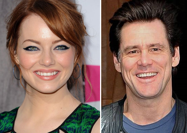 Emma Stone flattered by Jim Carrey's love message