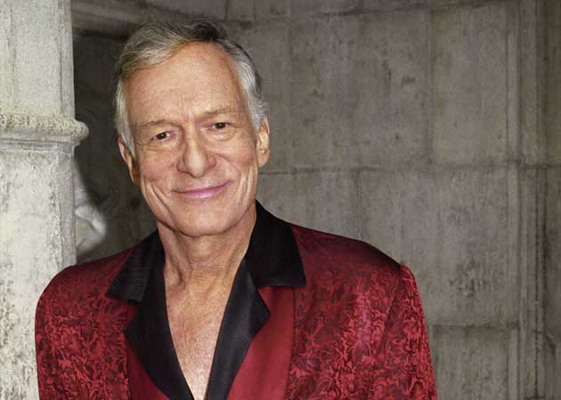 Hugh Hefner feels like one of the luckiest people alive