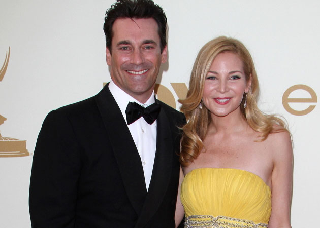 Jon Hamm and Jennifer Westfeldt robbed Jon Hamm and Jennifer Westfeldt robbed
