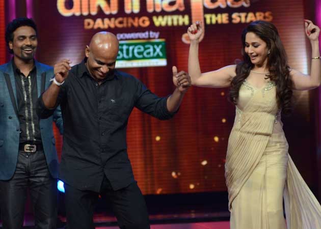 Sanath, Madhuri do a Sri Lankan jig