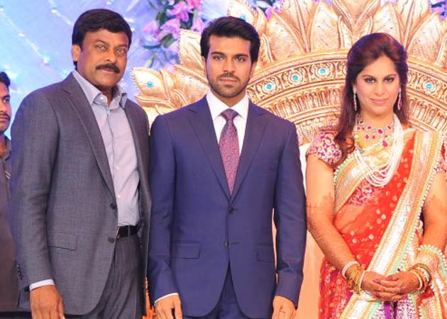 After grand wedding, a grand reception for Ram Charan Teja and Upasana