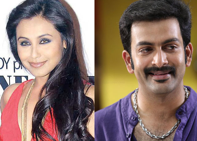 Rani Mukerji helps Malayalam actor Prithviraj bag Yashraj film