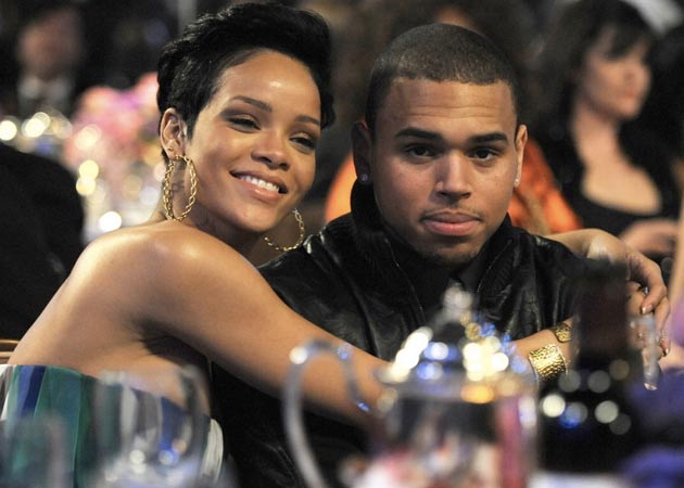 Chris Brown sent champagne to Rihanna