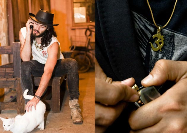 Russell Brand buys a gun