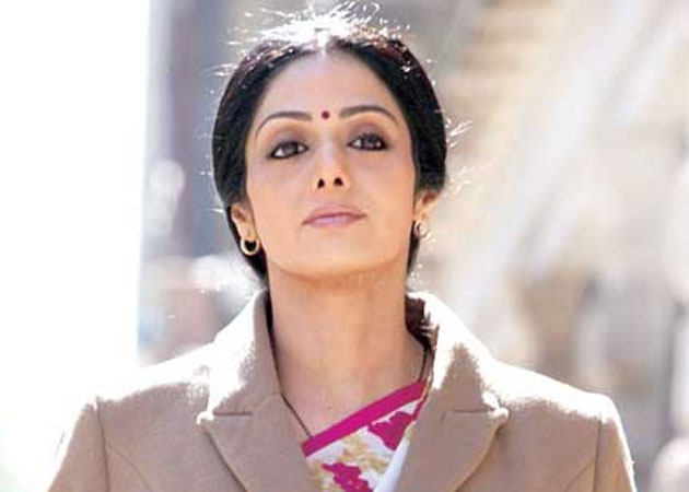  Sridevi speaks in broken English for her comeback film promo