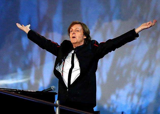 Sir Paul McCartney's Olympic performance fee was 1 pound 