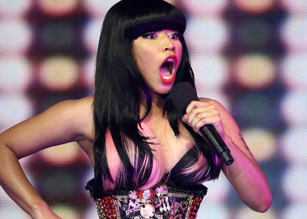 Nicki Minaj is enjoying a flirtation with JLS' Oritse Williams