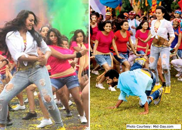 Sonakshi Sinha and Prabhu Dheva injured