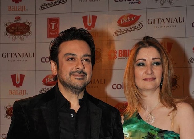 Adnan Sami And His Wife Naxresyn