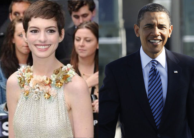 Anne Hathaway's famous fan: President Obama 