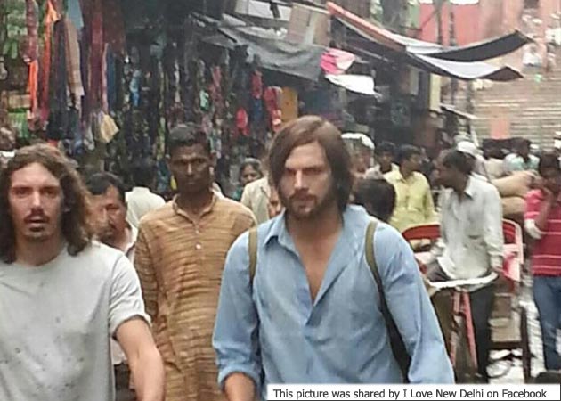 Ashton Kutcher in India for Steve Jobs biopic