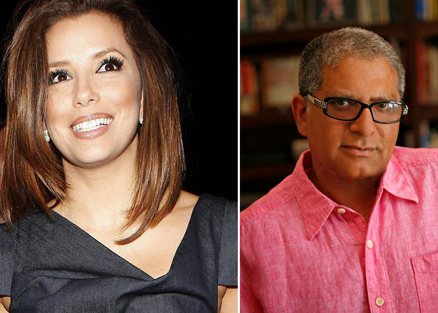 Eva Longoria "delighted" to be in Deepak Chopra's company