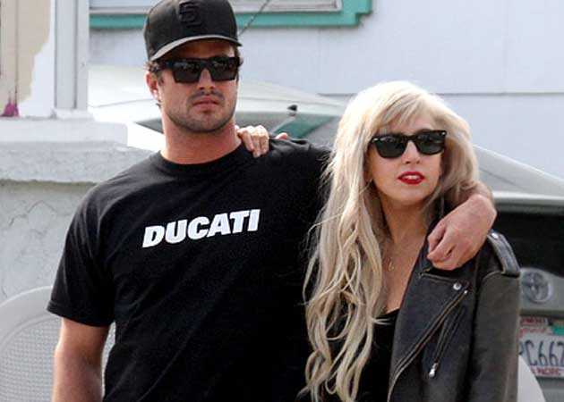 Lady Gaga and Taylor Kinney celebrated their first anniversary with a dinner date