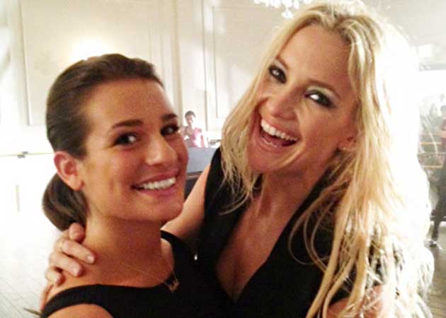 Not very <i>Glee</i>-ful? Kate Hudson finds Lea Michele a "nightmare"