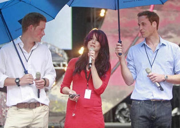 Joss Stone gets along "really well" with Princes William and Harry