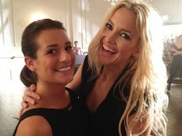 Lea Michele working with Kate Hudson for new <i>Glee</i> episodes Lea Michele working with Kate Hudson for new <i>Glee</i> episodes